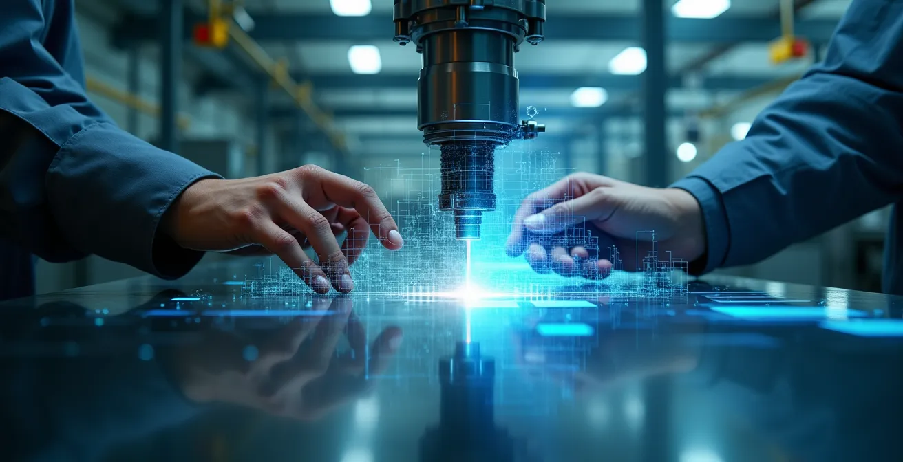 Digitaler Zwilling einer Industrieanlage wird von deutschen Ingenieuren evaluiert