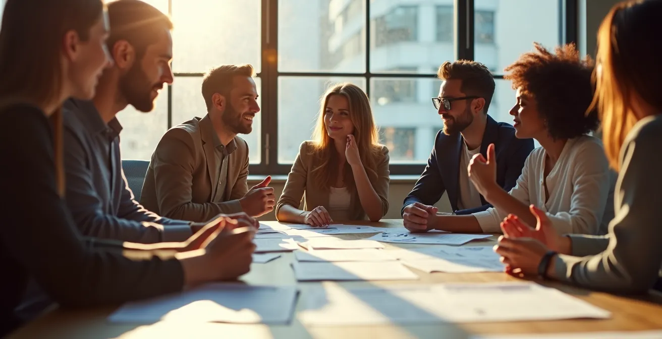 Marketing-Team analysiert Echtzeit-Daten zur Kampagnenoptimierung